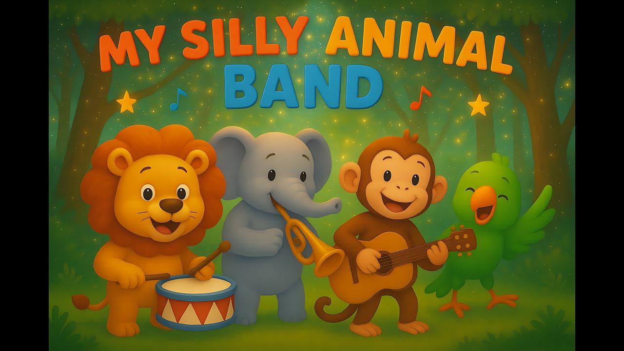 My Silly Animal Band 🎵 | Fun Kids Music Video Rhymes & Kids Song Hindi | Hindi Rhymes