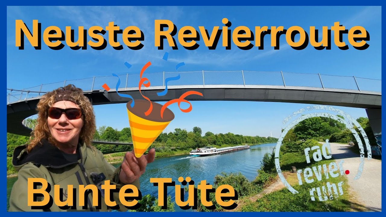 E-Bike Tour im Radrevier Ruhr. Neue Revierrute. Die bunte Tüte