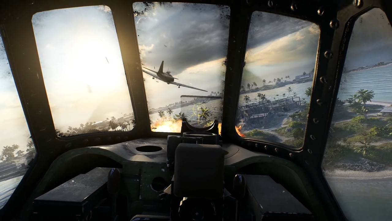Battlefield 5 | Japanese Zero Destroying everything on Wake Island - 4K