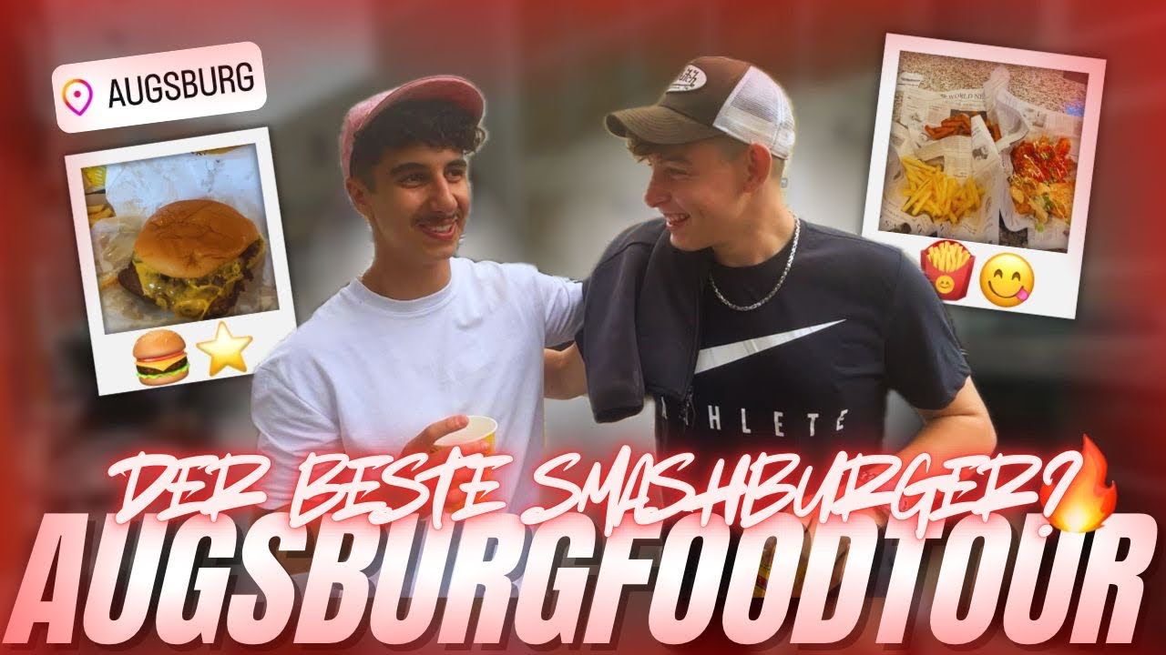 FOODTOUR DURCH AUGSBURG 🤤🍔 | Bester Smashburger, Döner… |KeroCan