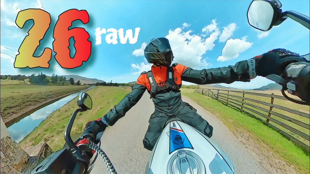 Scotland's Back Roads: PIG 26 Raw Sound #motorcycle #ambientmoto #motorcyclepov 