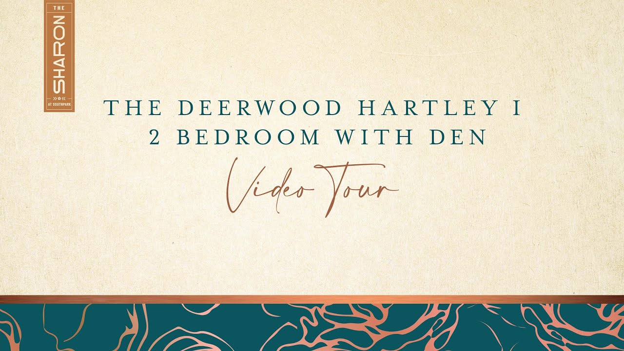 The Deerwood Hartley I 2 Bedroom with Den at The Sharon at SouthPark
