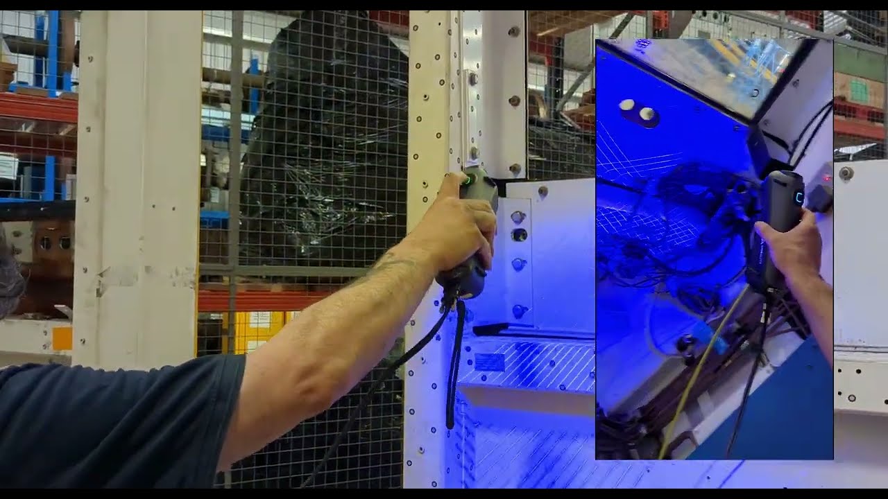 “Heavy Duty” 3D Scanning -  Train Cabin frame | Creality Sermoon S1 #3DScanning #reverseengineering