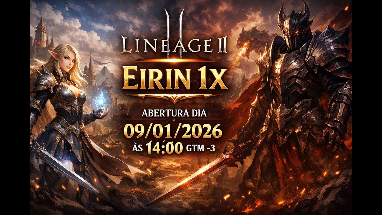 L2EIRIN 1X INTERLUDE. 17° DIA SERVER TOP LOW RATE , LIVE PT-BR ON SO VEM.. #l2 #lineage2 #l2eirin1x