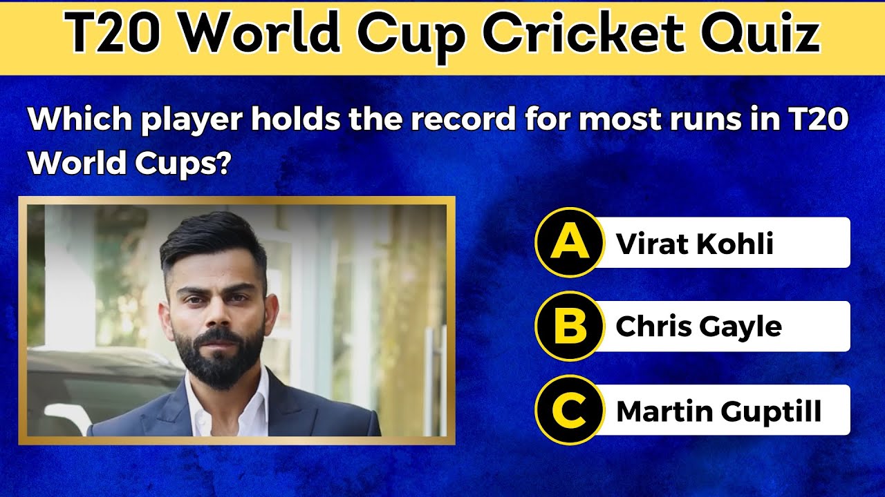 T20 Cricket World Cup 2024 Quiz Challenge 🏏🏆