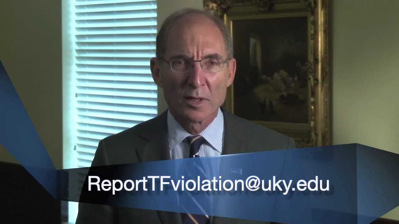 President Eli Capilouto Talks About UK's Tobacco Free Campus