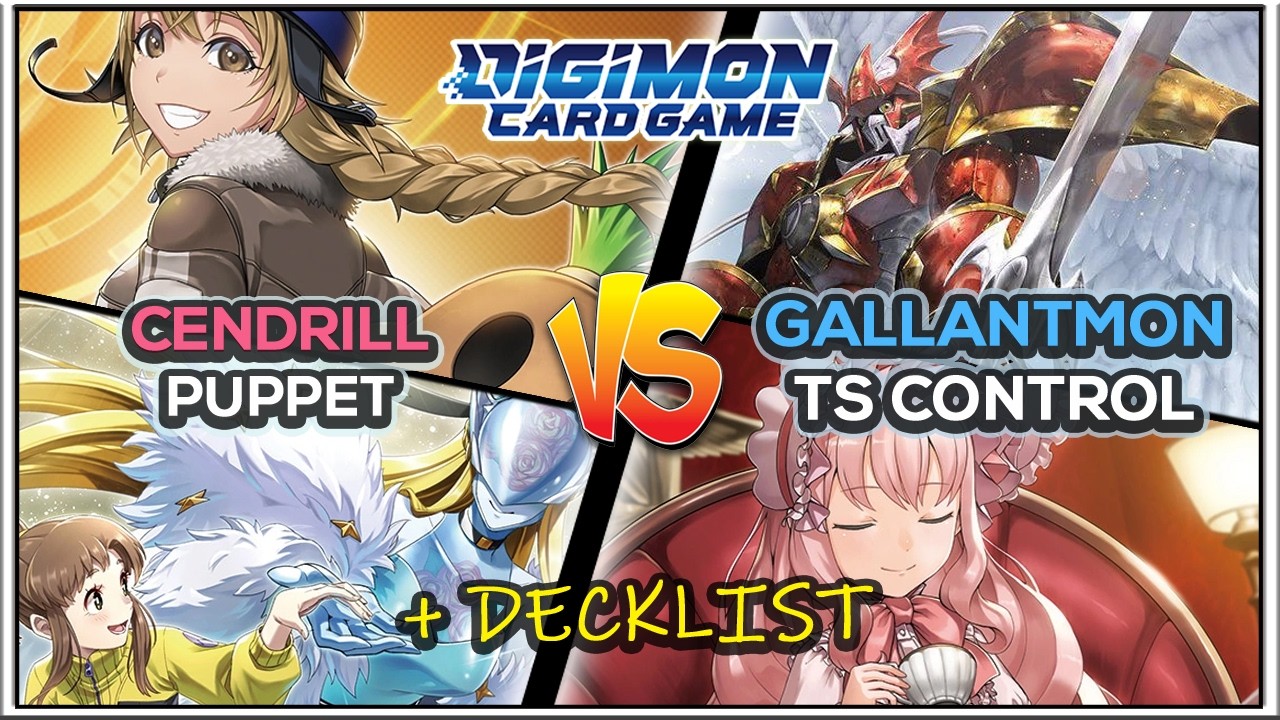 Cendrillmon Puppet vs Gallantmon & TS Control • EX11 Gameplay + Decklist | DCGO | Digimon TCG
