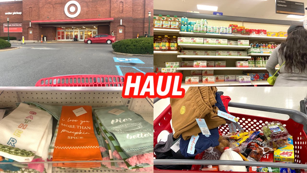 TARGET HAUL | CLOTHING, GROCERY, & PERSONAL CARE SHOPPING HAUL | 2024 HALLOWEEN DECOR