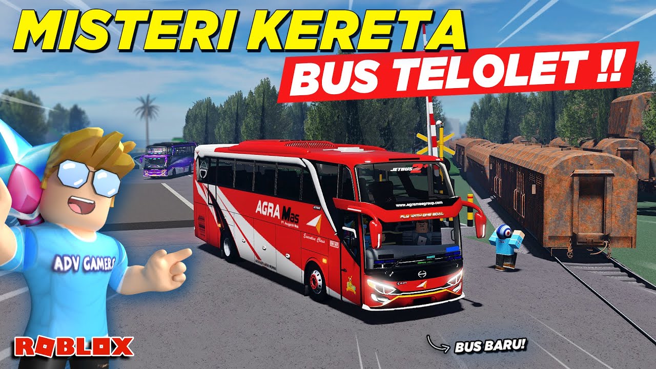 NEMU MISTERI KUBURAN KERETA NAIK BUS TELOLET BASURI !! ROLEPLAY BUS INDONESIA - Roblox Indonesia