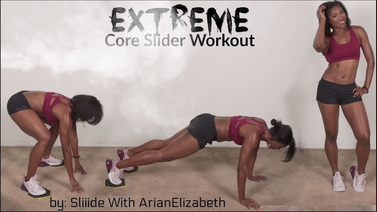 EXTREME Core Slider Workout - Advanced Gliding Discs Routine