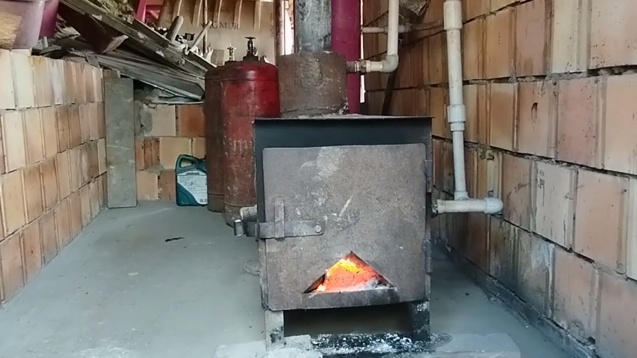 Odun peçi ilə işləyən möhtəşəm istilik sitemi