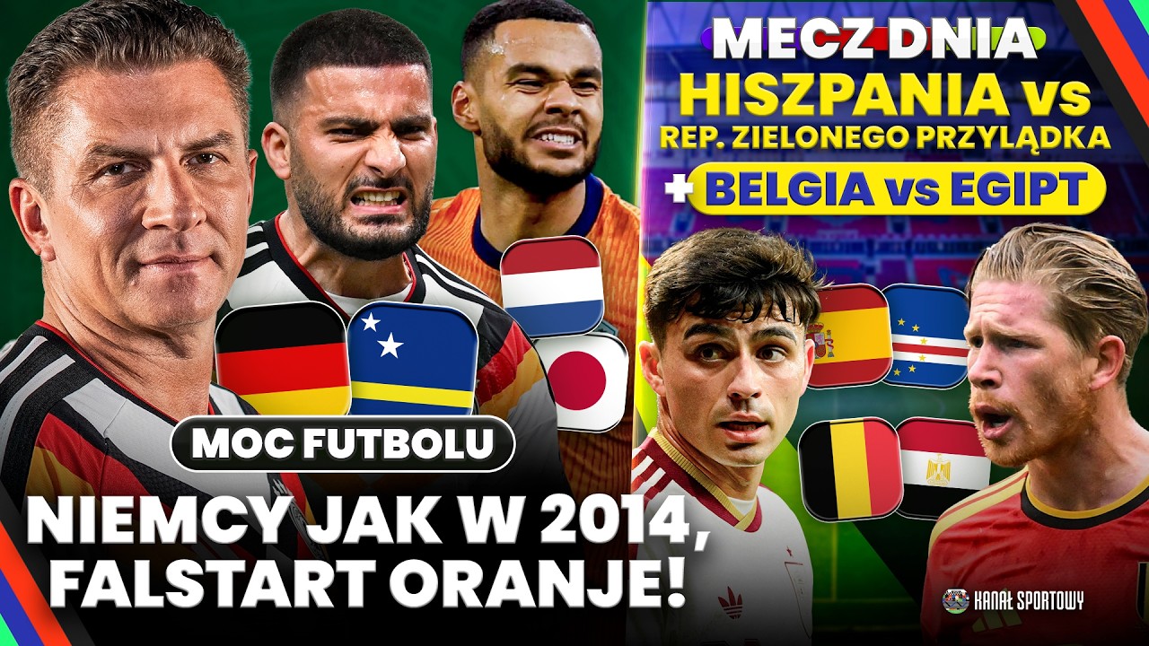 MOC FUTBOLU: BOREK I GOŚCIE + MECZ DNIA: HISZPANIA ZACZYNA MŚ, BELGIA KONTRA EGIPT + MUNDIALOVE