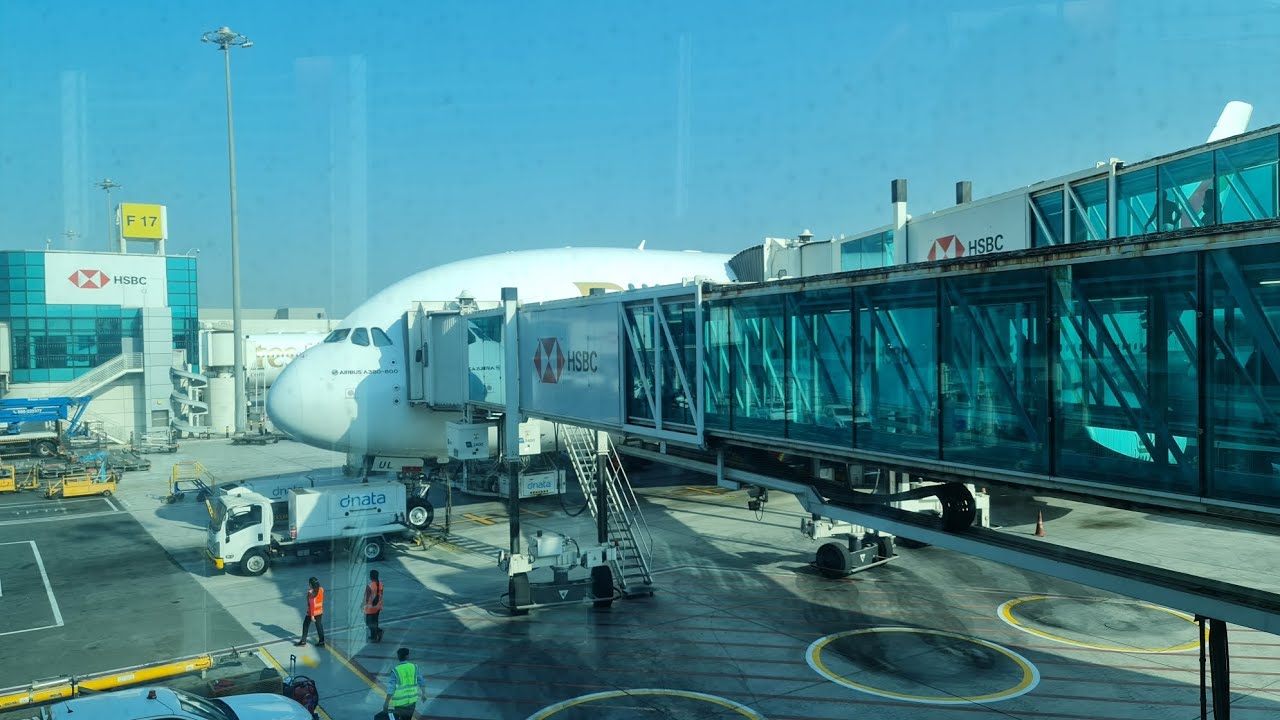 Emirates A380-800 EK 201 Dubai, UAE to New York