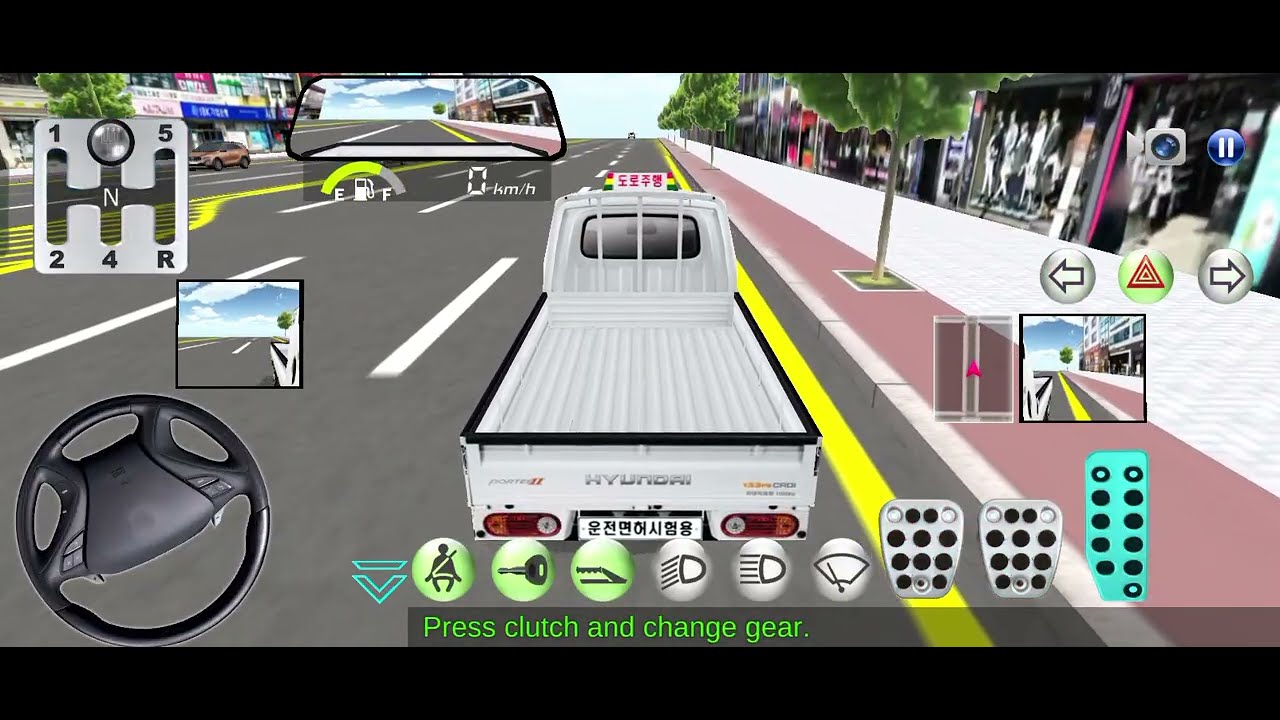 New Kia pickup car in South city highway tunnel secret gate 3D Driving class game