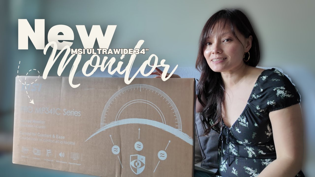 MSI ultrawide 34 inch monitor unboxing | Vlog