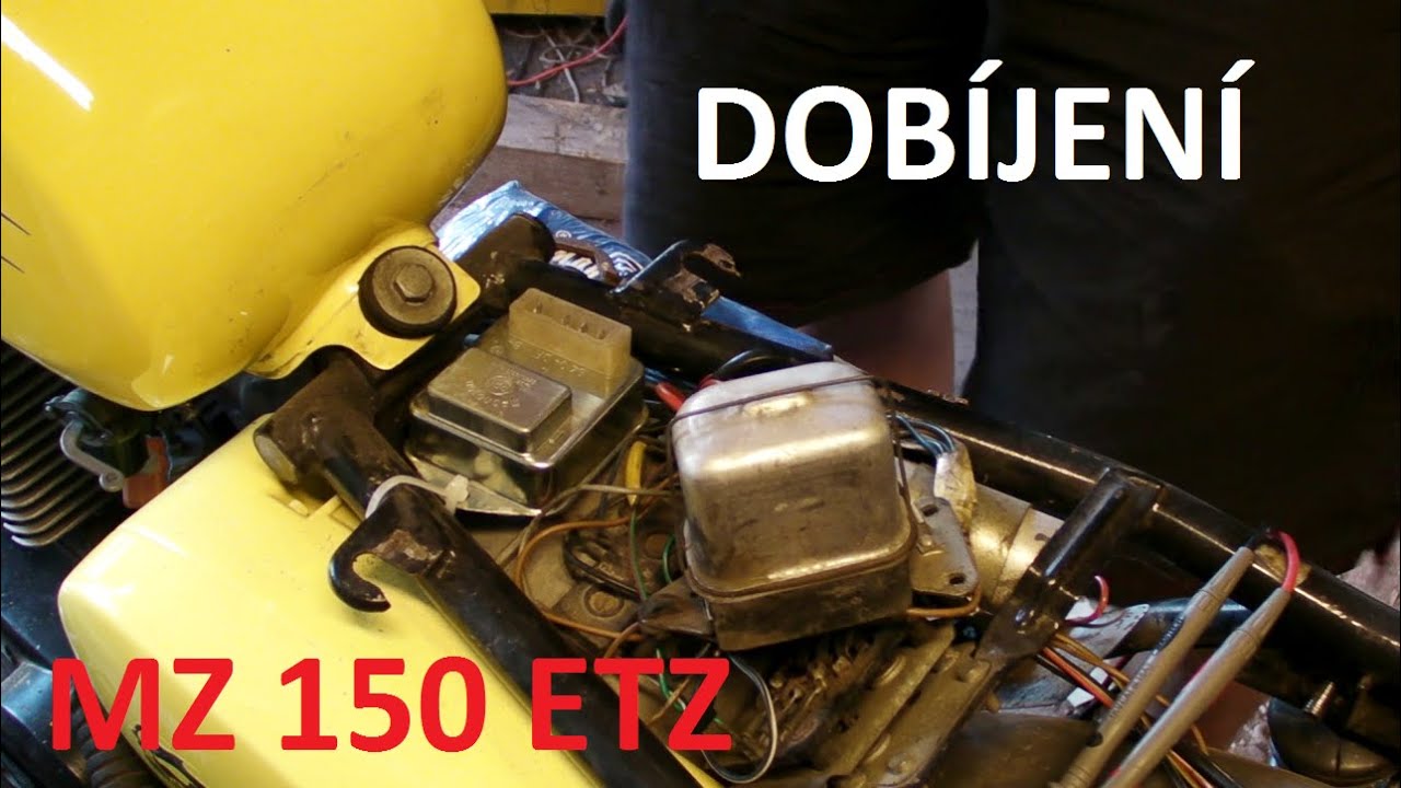 MZ 150 ETZ - regulátor dobíjení Škoda 120 - Návod