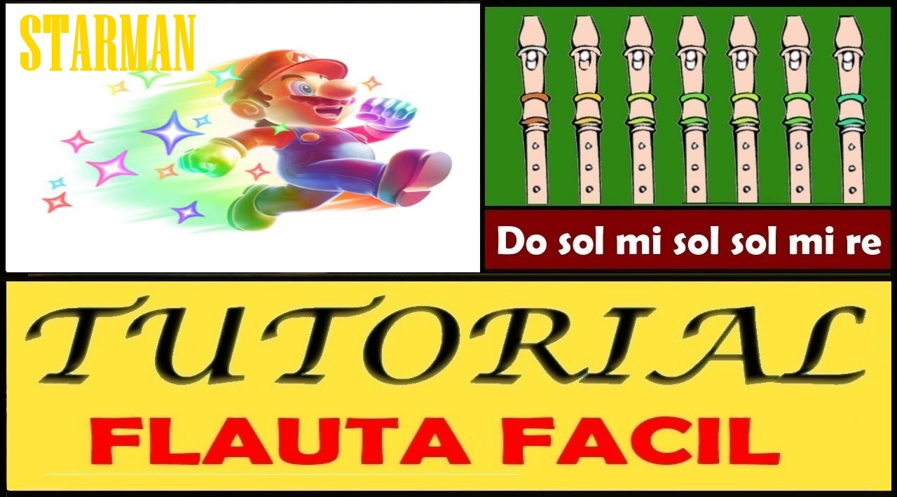 Super Mario Bros - Starman en Flauta Dulce 