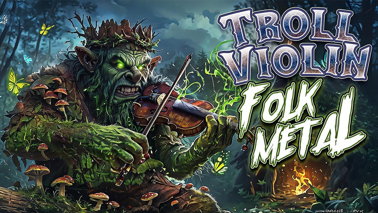 Troll Violin x Folk Metal- The Forest Monster meets Wild Melody #folk #metal #playfulmusic #fantasy