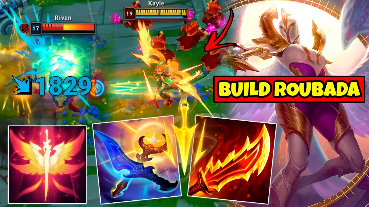 KAYLE MAS EU TRIPLICO OS MEUS ATAQUES COM ESSA BUILD