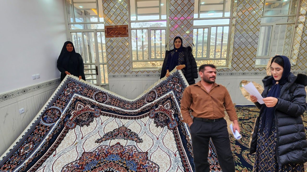 🔥Mysterious Beautiful Carpet. Fatima and Shahroz | What does she want and what is this?