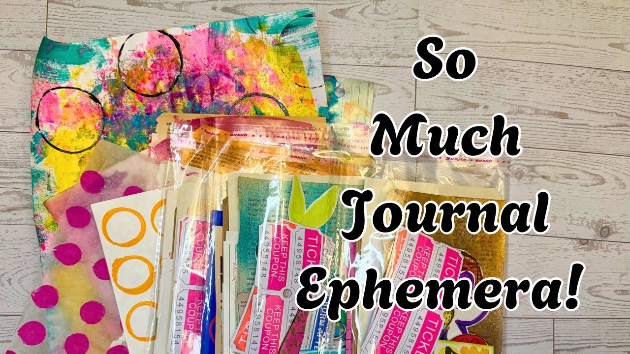 Tons of JUNK Journal Ephemera Ideas! How I PACK Orders! 