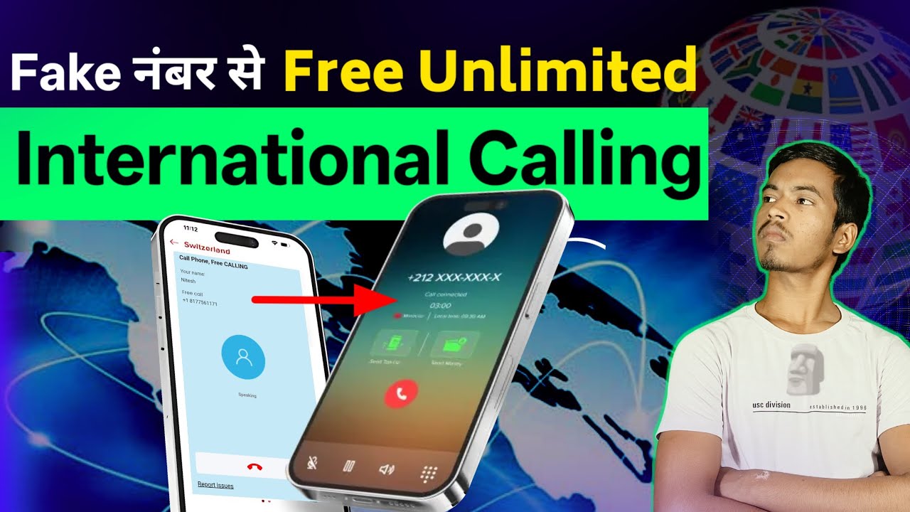 Best Free Unlimited International Calling 2025 | 200+ Countries me free calling kare 🔥