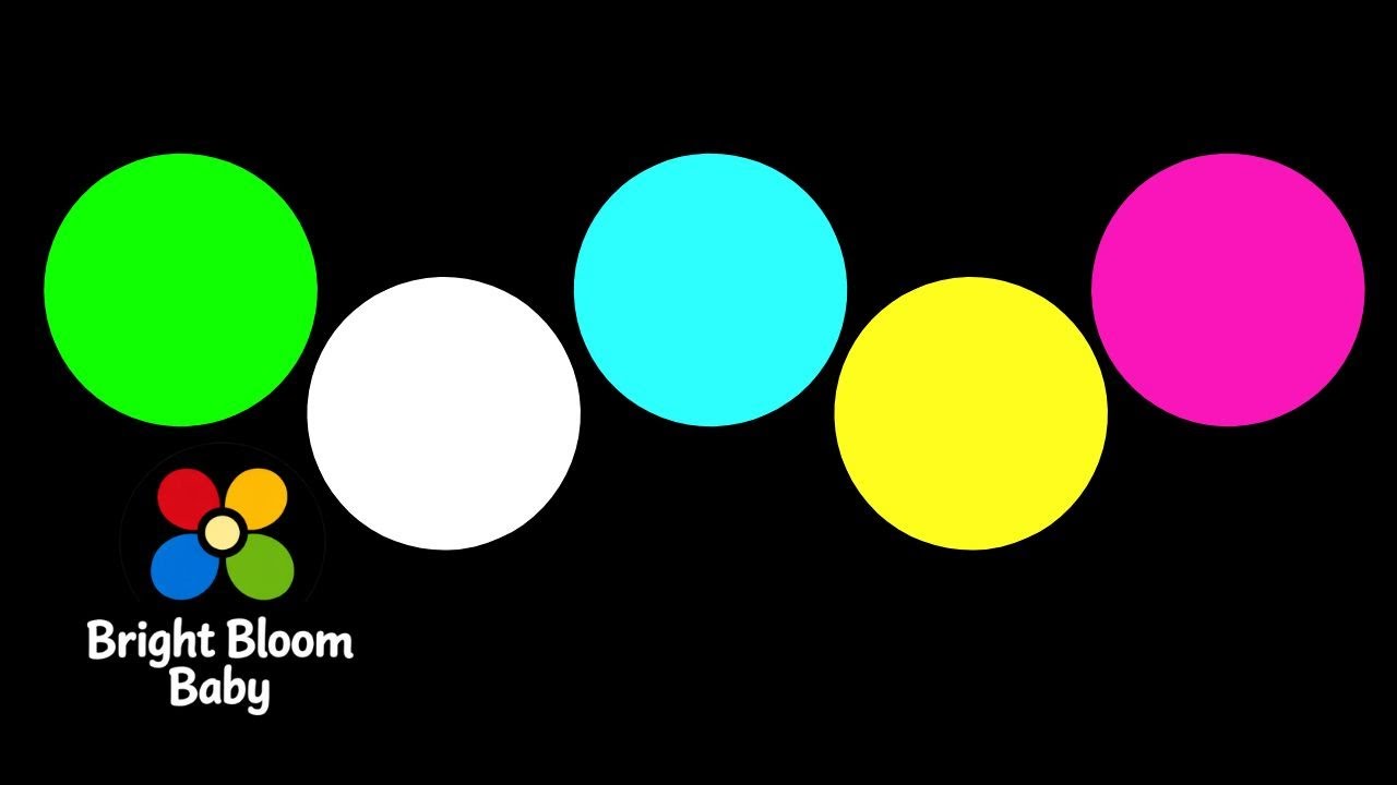 High Contrast Baby Sensory ⭐️⚡ | Neon Moving Shapes on Black | 30 Minute Loop