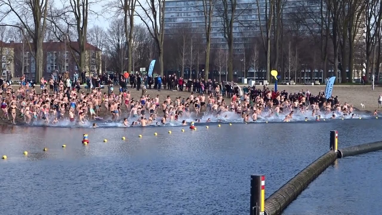 Nieuwjaarsduik Sloterplas Amsterdam 2019