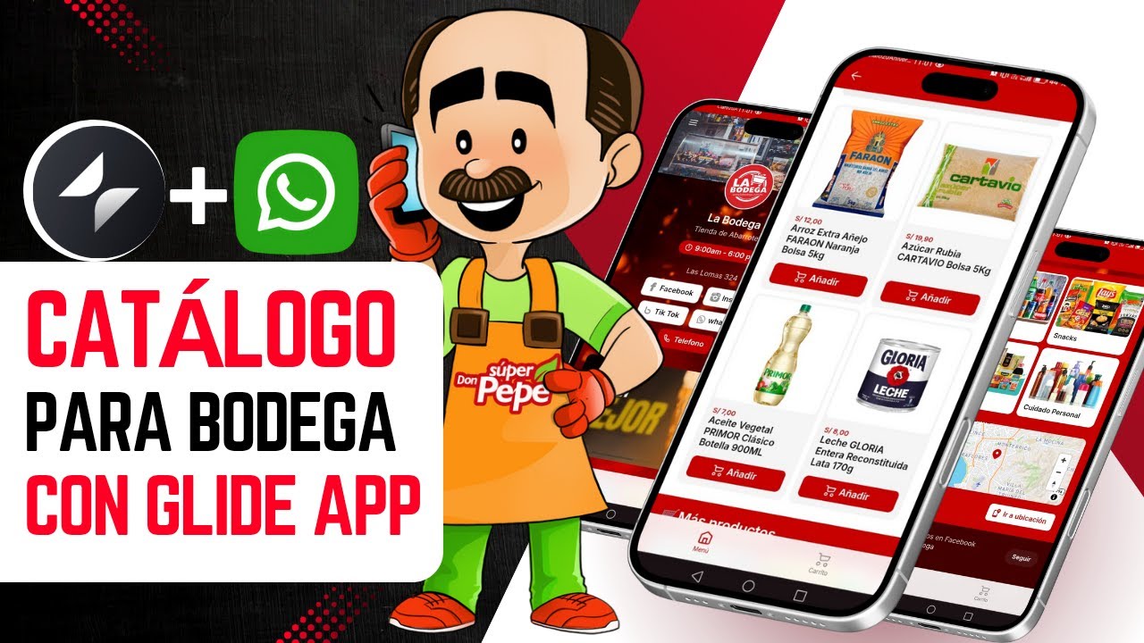 Cómo Crear una Tienda Virtual para tu Bodega con Glide App y Recibir Pedidos por WhatsApp