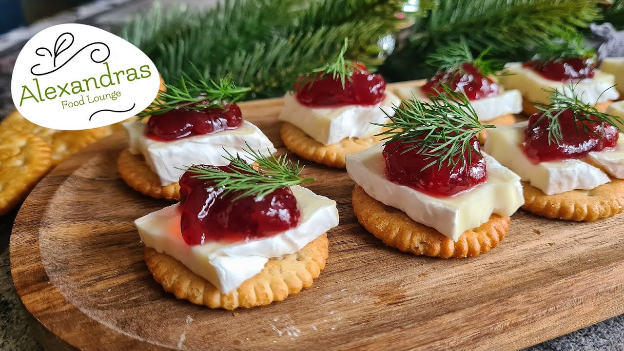 Camembert Cracker/ Silvester Special#fingerfood