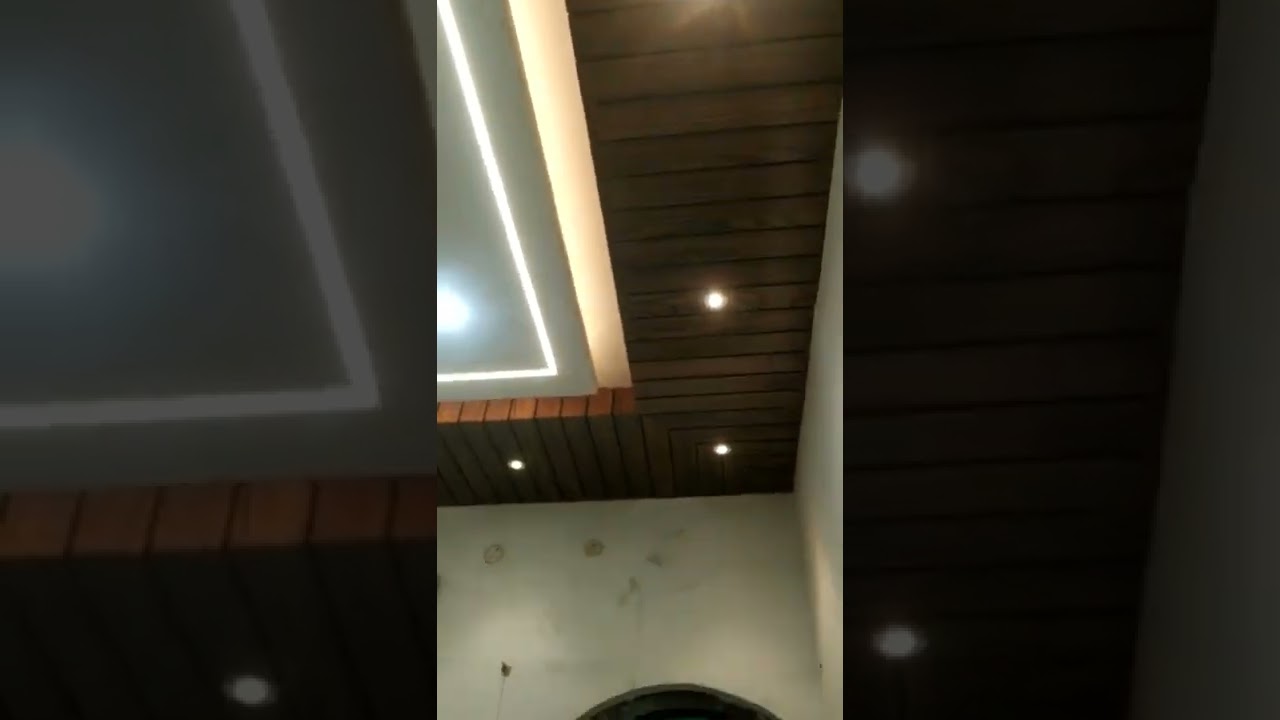pop with wooden  ceiling