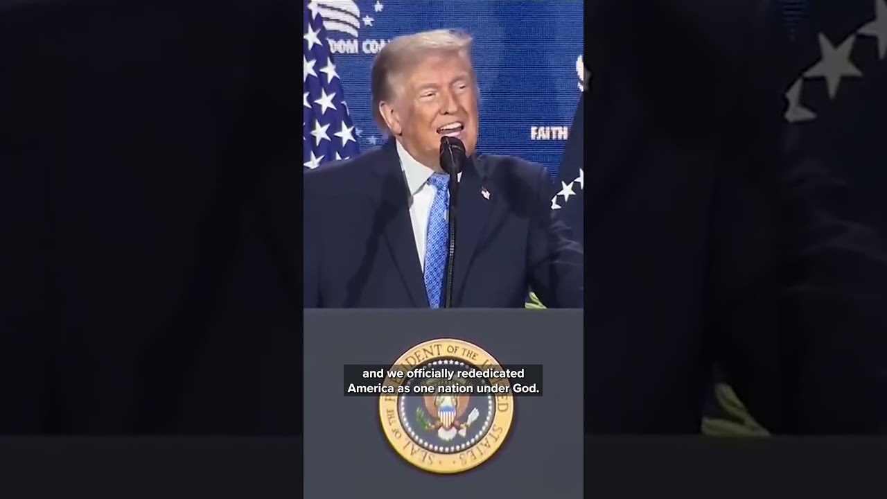 Президент Трамп заявил, что Америка и религия вернулись и стали лучше, чем когда-либо прежде