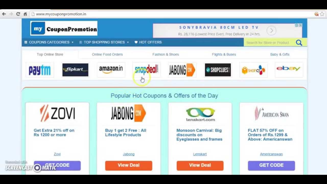 How to find and apply snapdeal coupons?