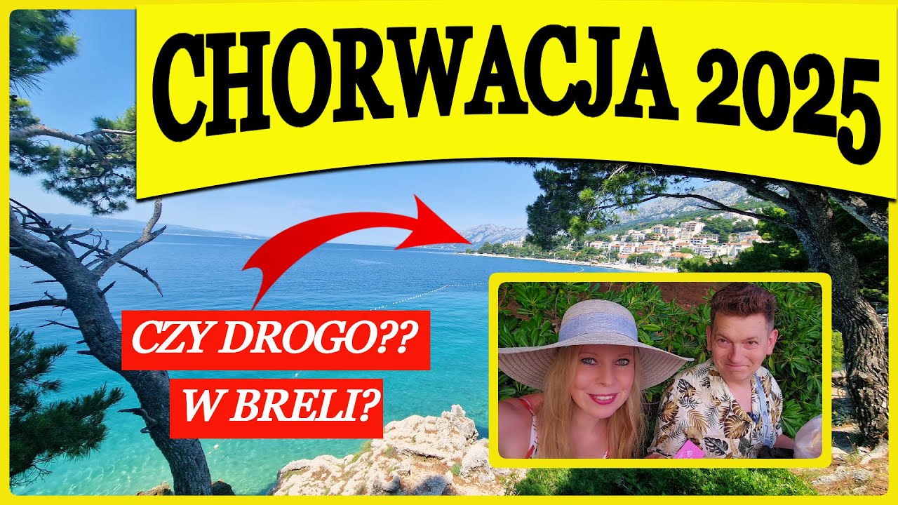 Jedziemy do Breli! Jakie ceny? Skusimy się na obiad, Plaża Punta Rata.. CHORWACJA Croatia 2025