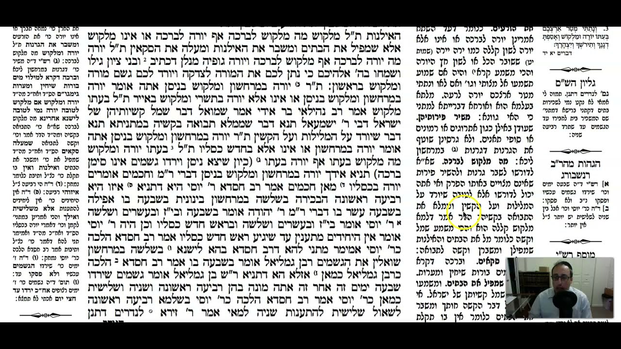 Taanis Daf 6a Daf Yomi Gemara (Talmud) Meseches Taanis Masechet Taanit Mesechet Taanit