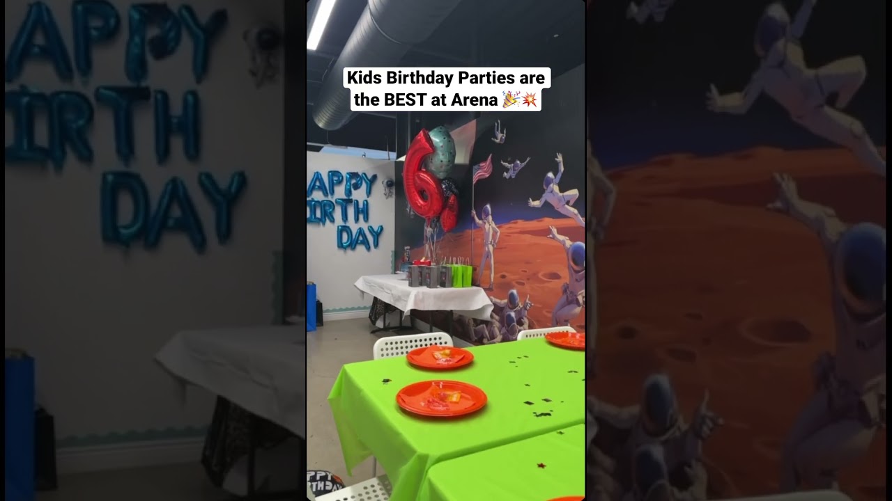 Kids Birthday Parties are the BEST at Arena 🥹🙌🎉 #nj #newjersey #kidsbirthdayparty #kidsbirthday