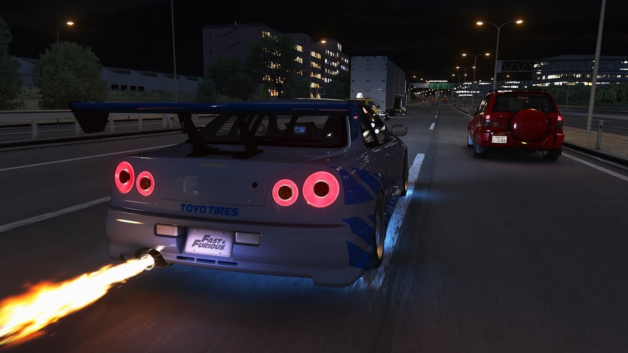 2 Fast 2 Furious Nissan Skyline R34 GTR- Assetto Corsa