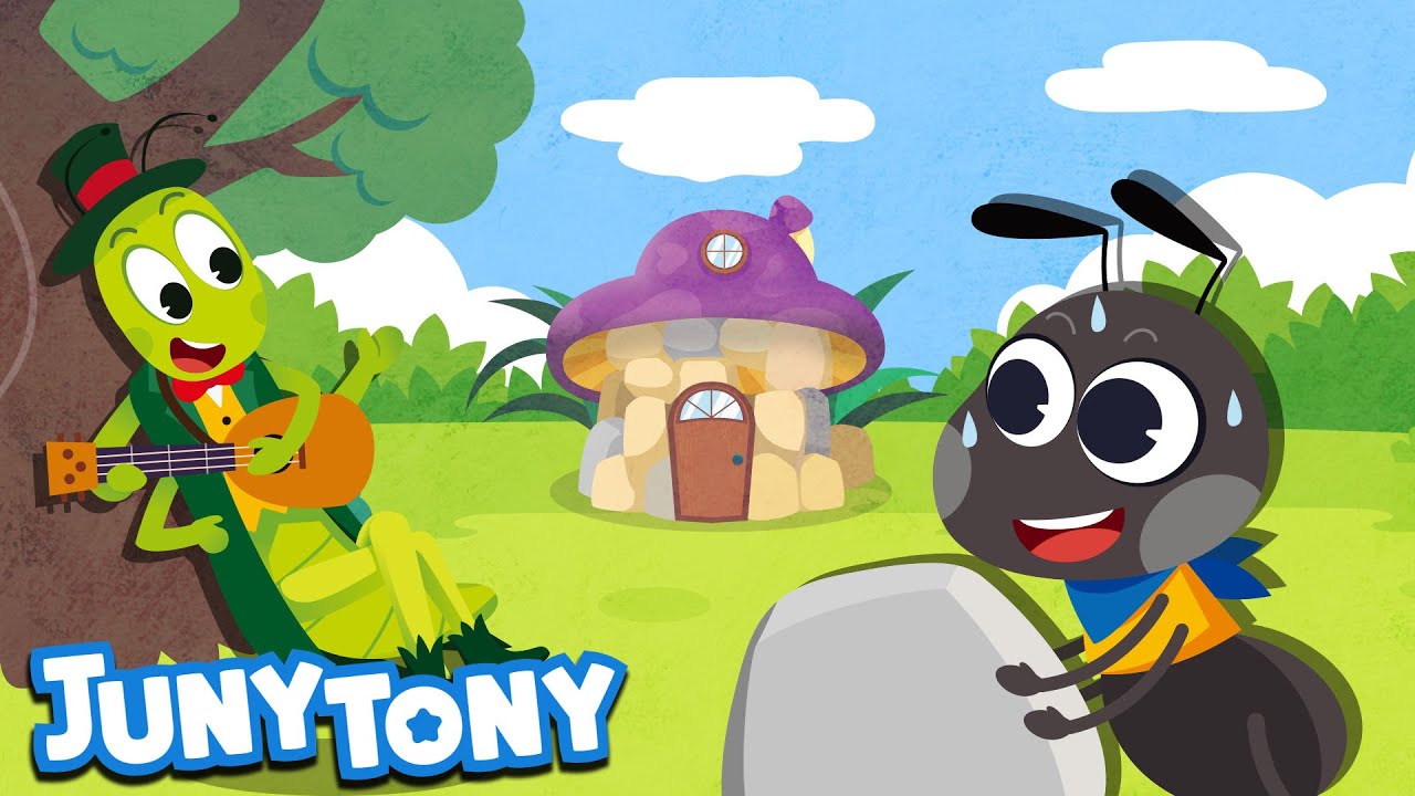 The Ant and the Grasshopper | Stoy Musical | Aesop's Fables | JunyTony