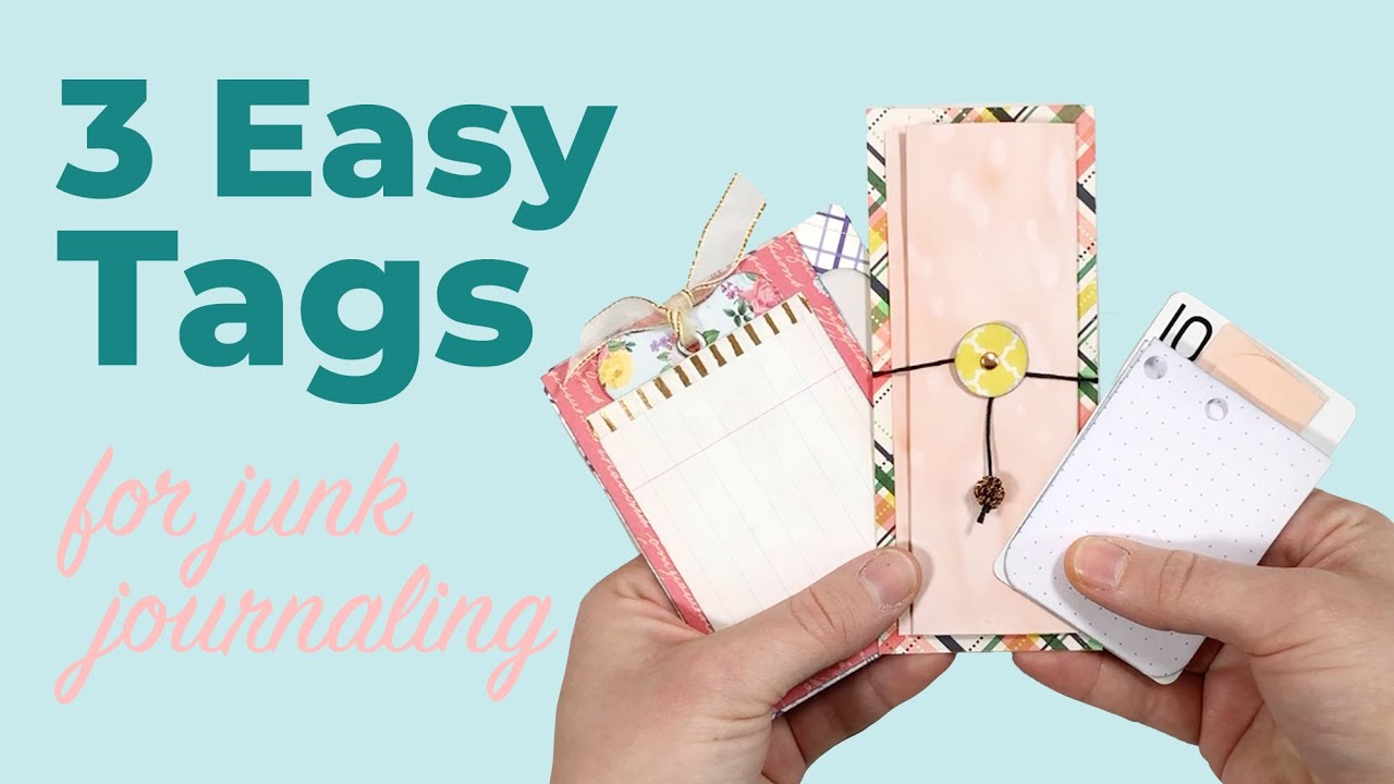 Easy, fun, interactive tags/journaling cards for your junk journal
