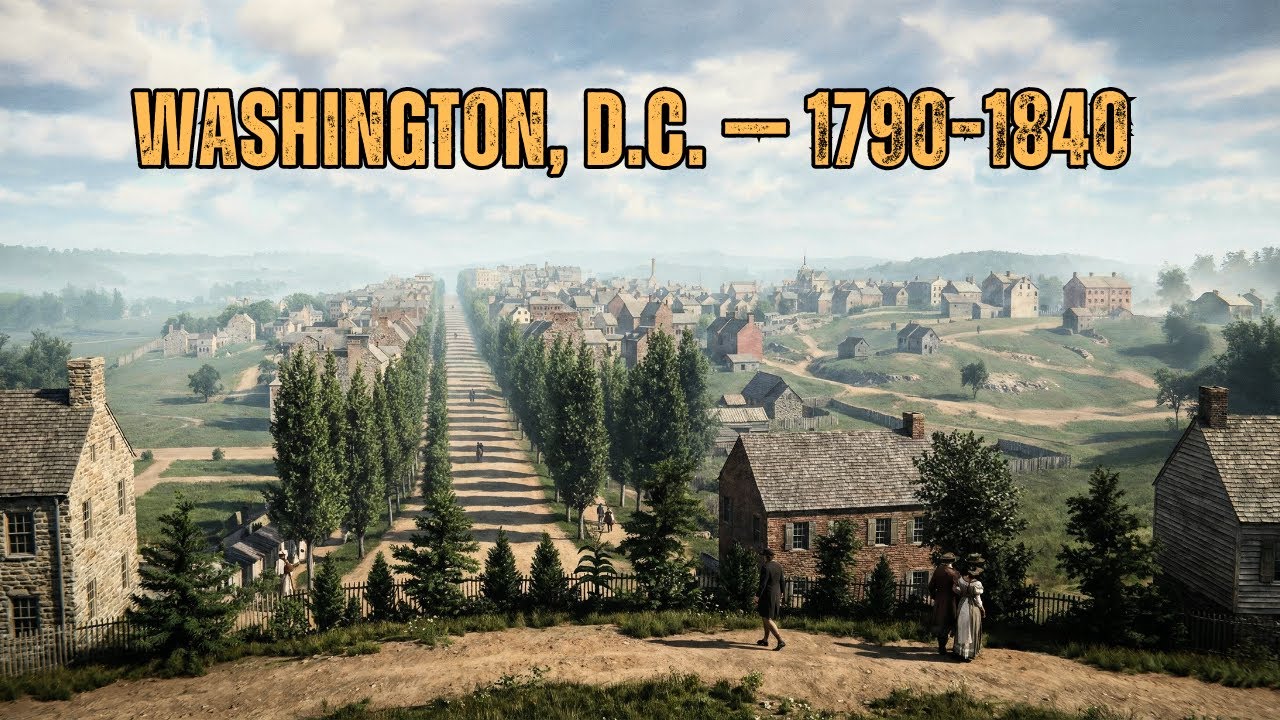 Washington, D.C. 1790–1840 (AI Reconstruction)