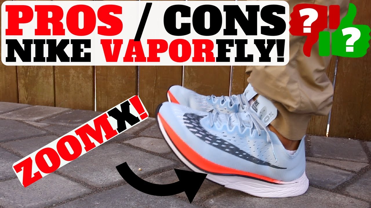 PROS AND CONS NIKE ZOOM VAPORFLY 4% w ZOOMX! (COMPARED TO BOOST | ZOOM FLY | VAPORMAX)