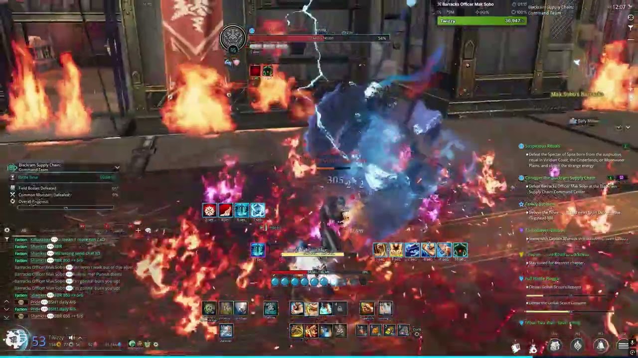 Blade and Soul NEO Blackram Command Center Dungeon Solo [NA Heavens Reach Server] (Fire KFM)