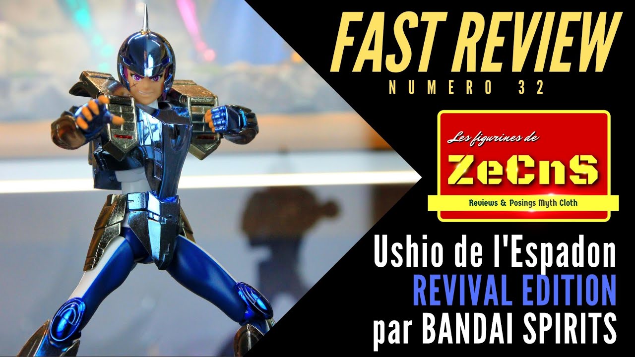 Saint Seiya Myth Cloth - ZeCnS Fast Review - Ushio de l'Espadon Bandai Spirits Review