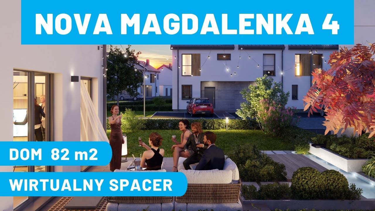 Nova Magdalenka 4 – przytulny i funkcjonalny dom 82m2