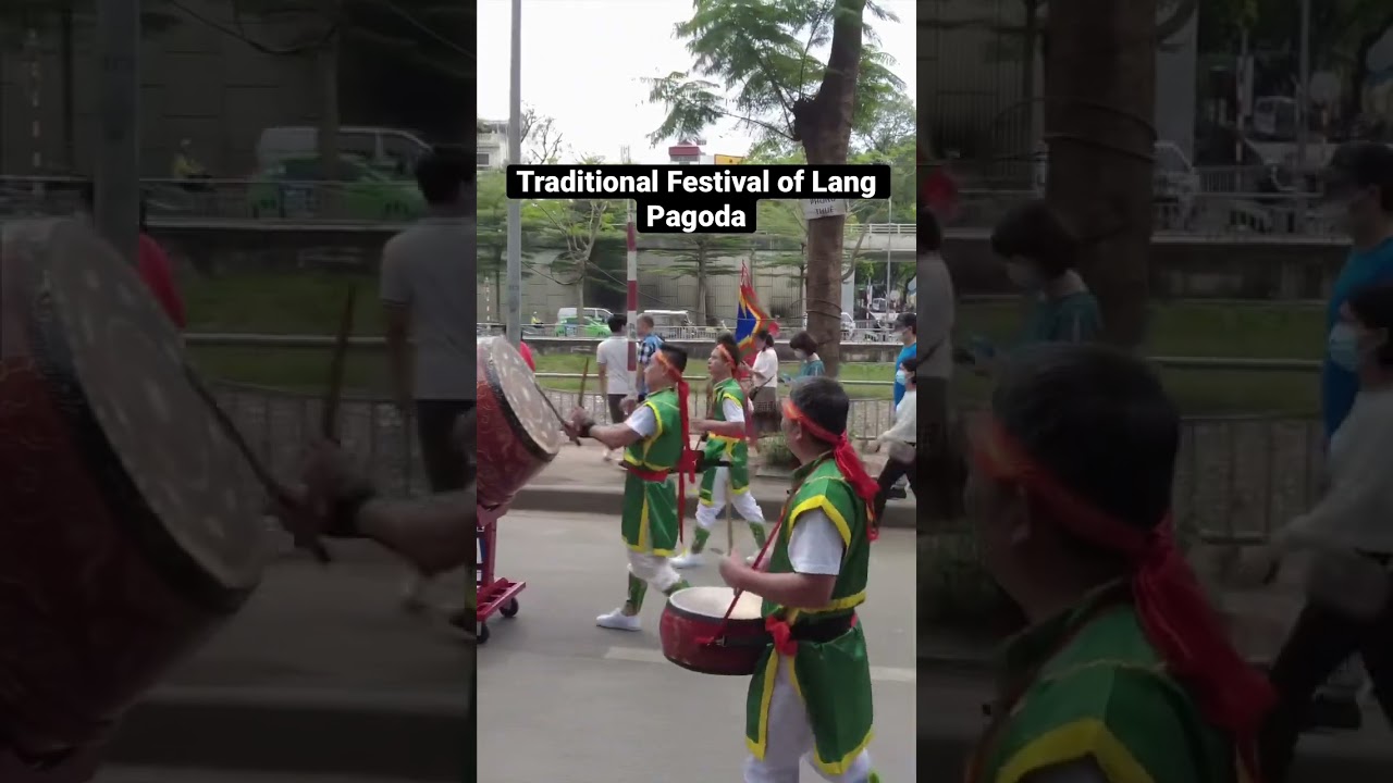 Traditional Festival of Lang Pagoda. This festival and parade is to celebrate Tu Dao Hanh.