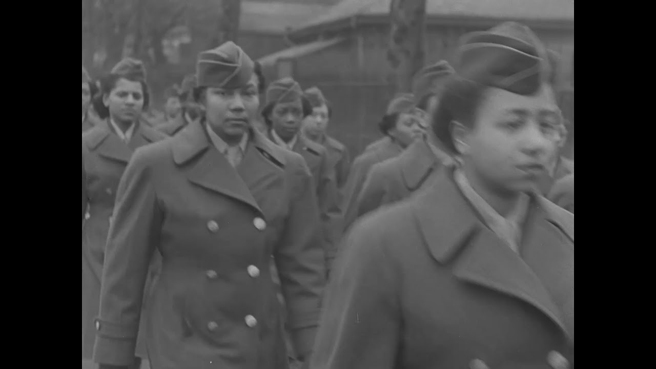 Negro WACs; US Fifth Armored Division Field Awards, Hoensbroek, Holland