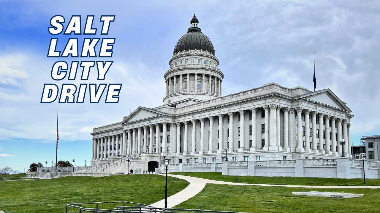 Driving Through Salt Lake City | Capitol & Downtown