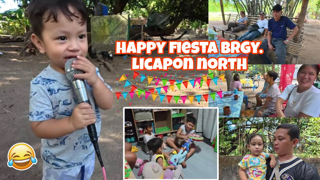 FIESTA VLOG | Enjoy si Teo sa Mic at pakikipaglaro sa kanyang mga Tito🤗