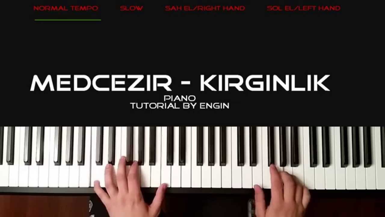 (PIANO TUTORIAL) medcezir dizi muzigi- kirginlik