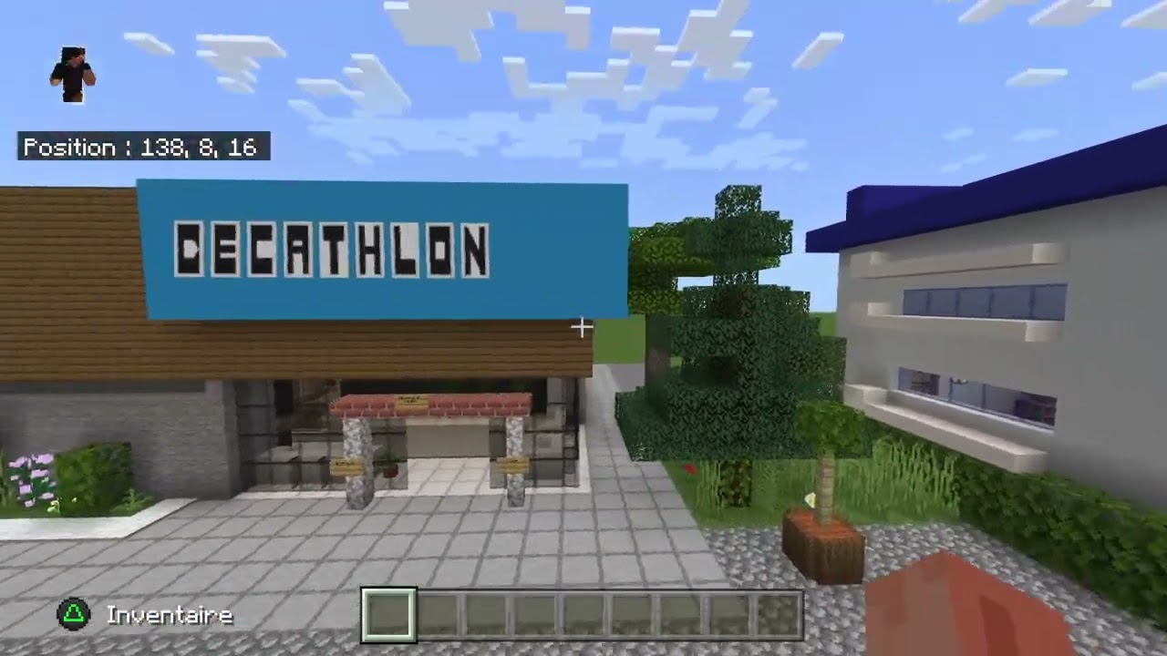 Minecraft  présentation de ma ville rp